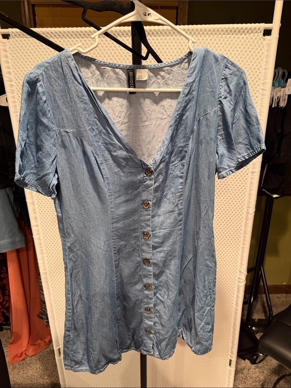 2. H&M Divided Denim Mini Dress - Picture 2 of 2